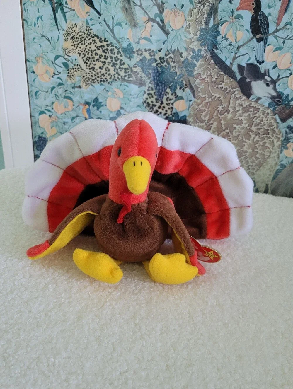 Four Farm Animal Beanie Babies | Ty